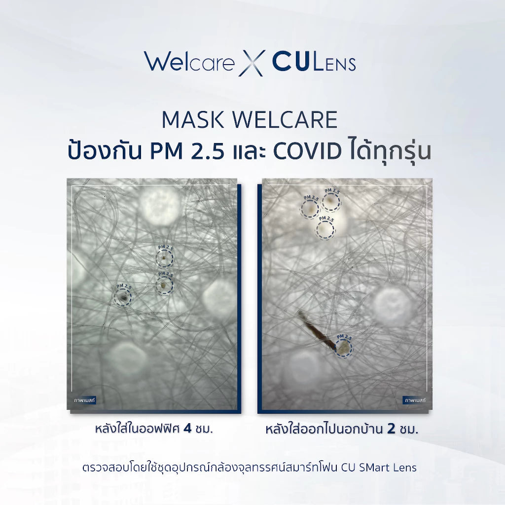 หน้ากากอนามัยทางการแพทย์เวลแคร์ ระดับ 2 50 ชิ้น/กล่อง